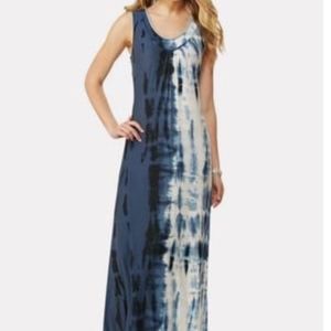 Cato Embellished Tie Dye Maxi Dress NEW
